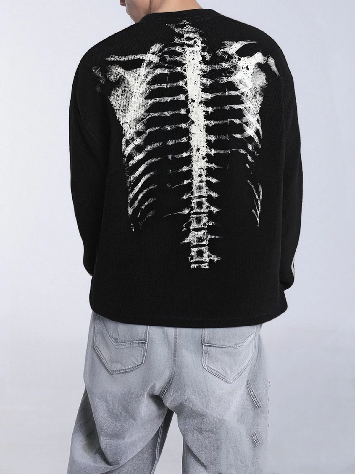 DAMNED CULT SKELETON THERMAL KNIT