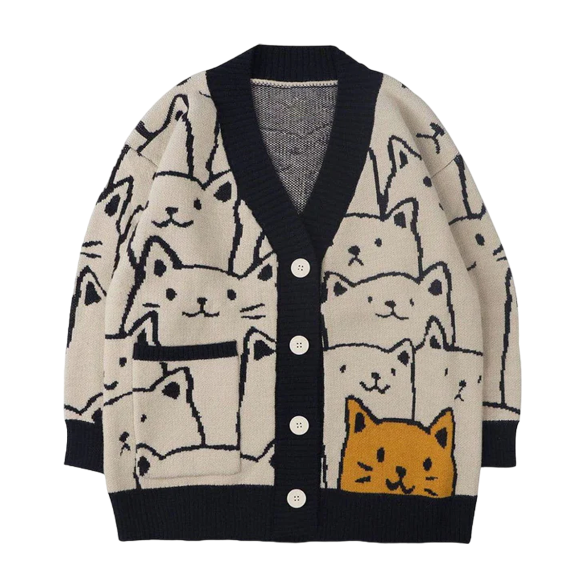DAMNED CULT CAT CARDIGAN - Damned Cult