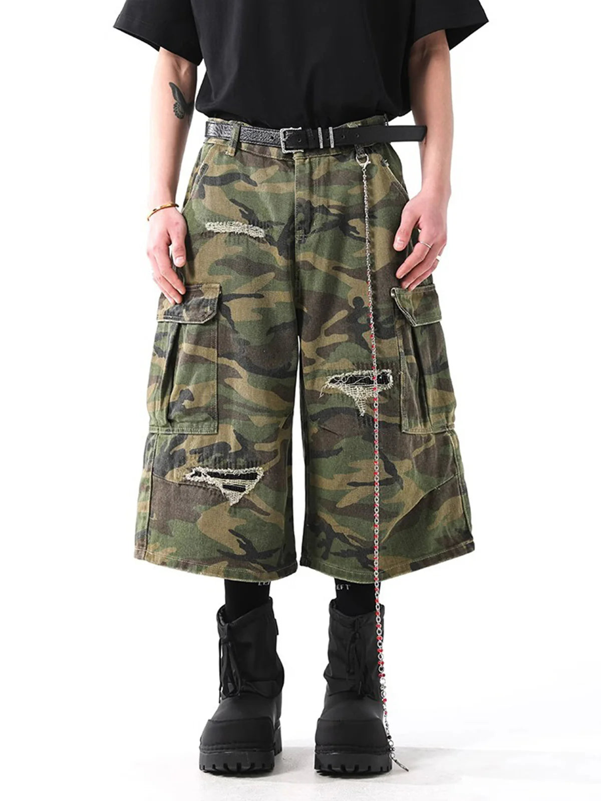 DAMNED CULT CAMOUFLAGE JORTS - Damned Cult
