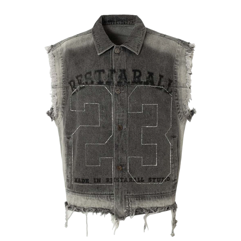 DAMNED CULT DENIM VEST - Damned Cult