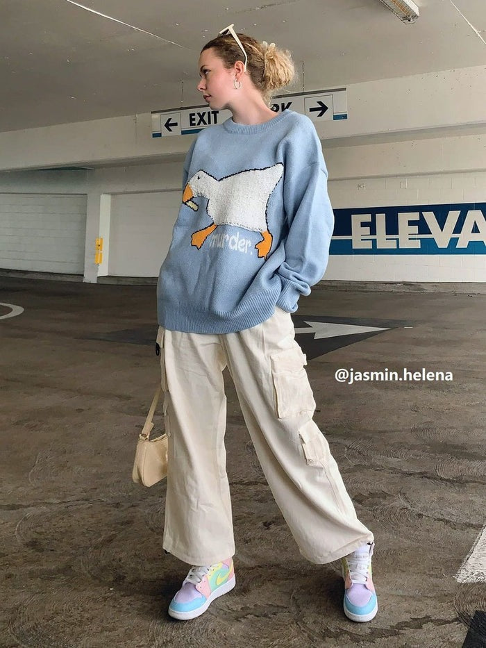 DAMNED CULT MURDER DUCK SWEATSHIRT - Damned Cult