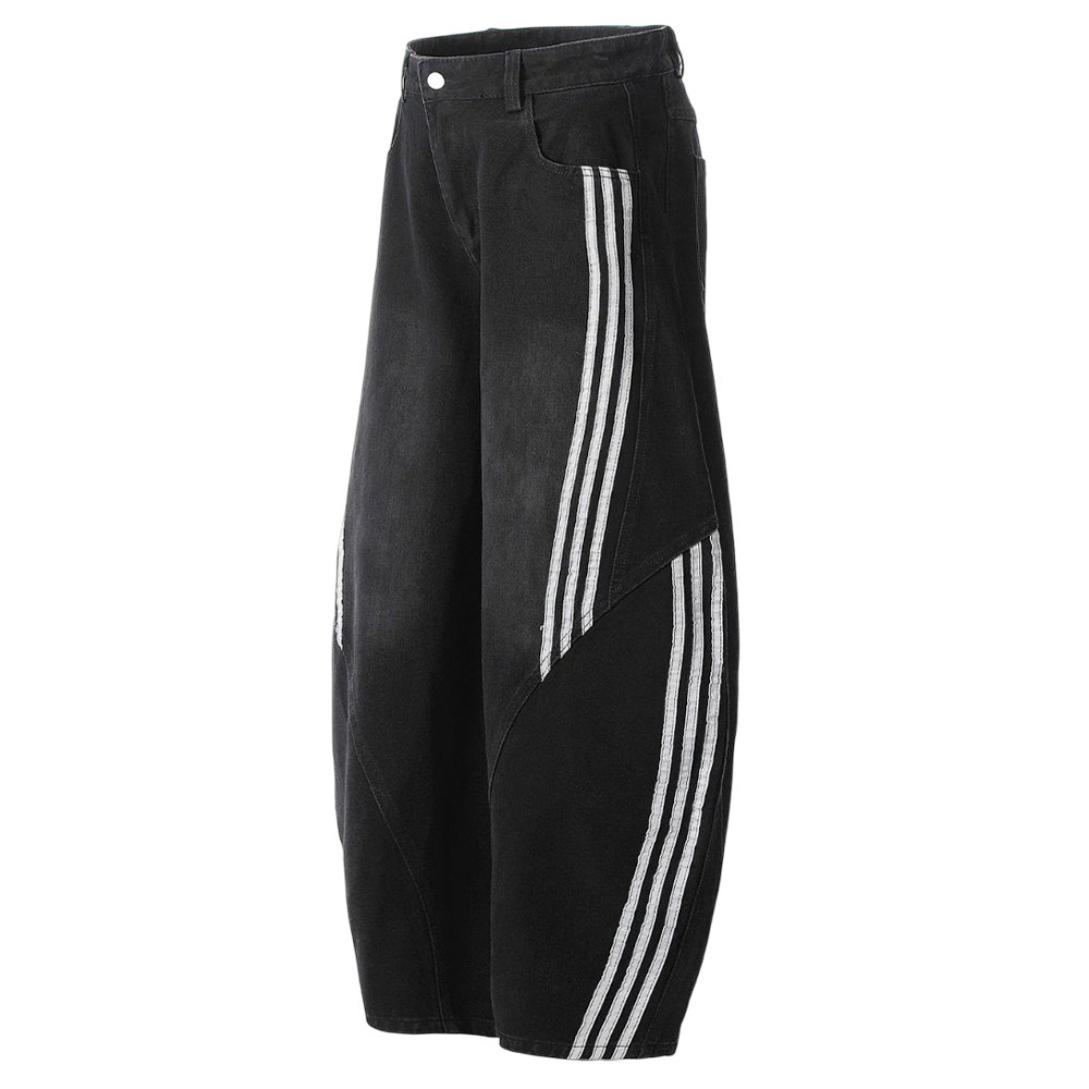DAMNED CULT STRIPE STITCH JEANS - Damned Cult