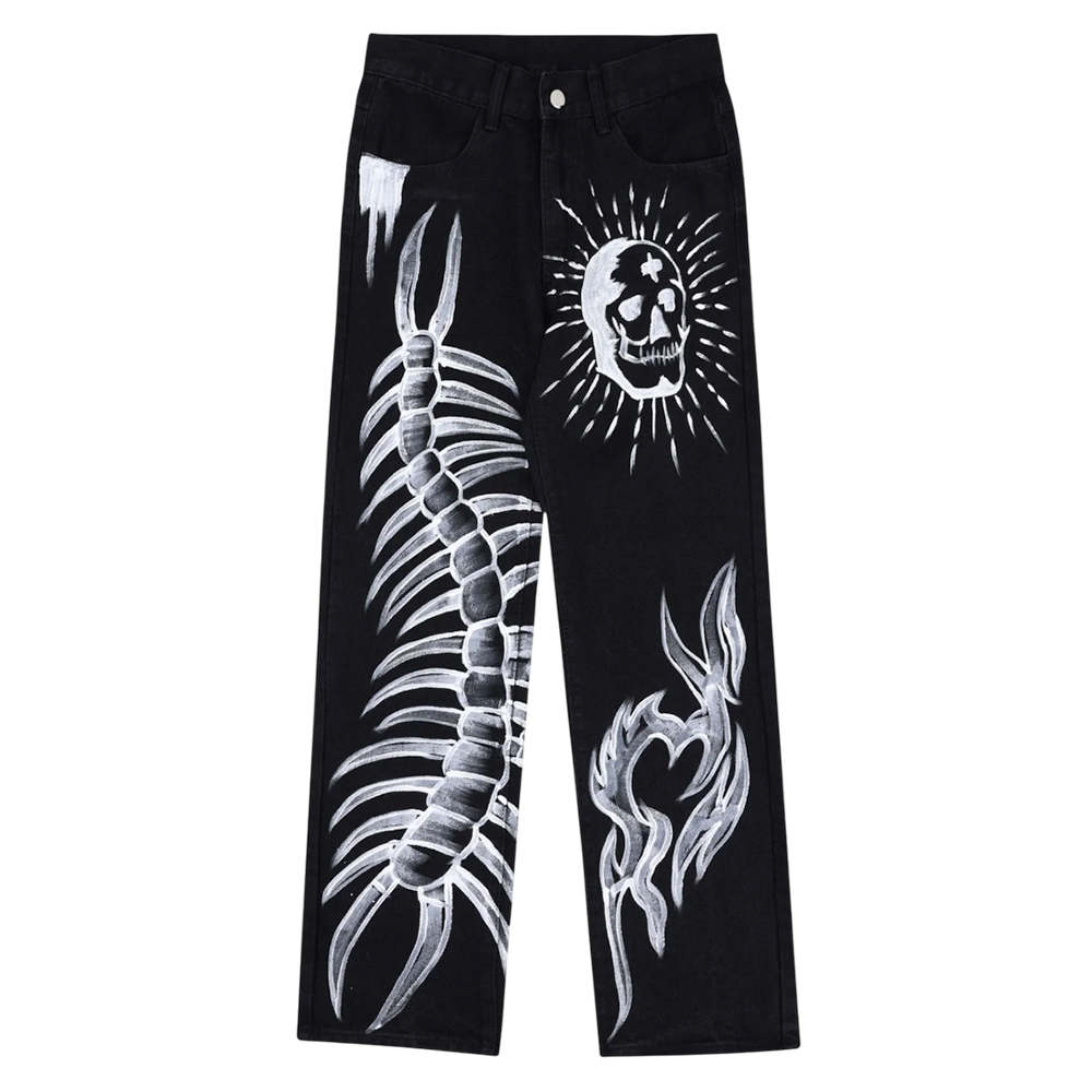 DAMNED CULT CATERPILLAR JEANS - Damned Cult