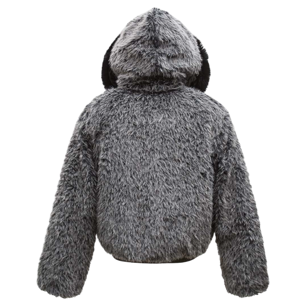 DAMNED CULT ARCTIC FUR HOODED JACKET - Damned Cult