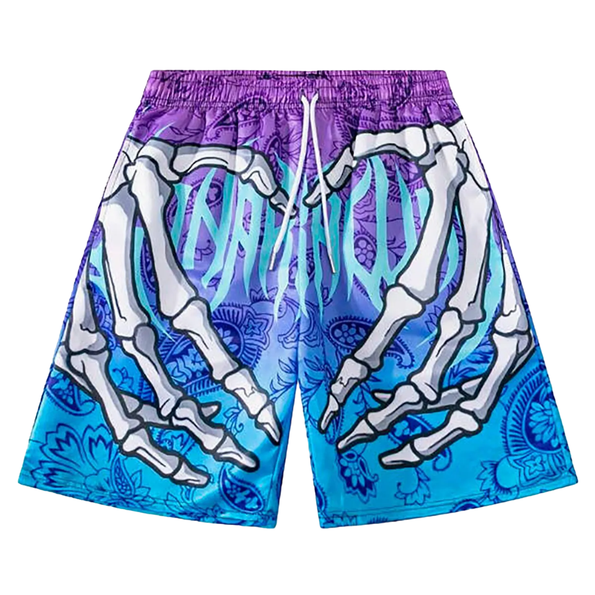 DAMNED CULT SKULL HANDS SHORTS - Damned Cult