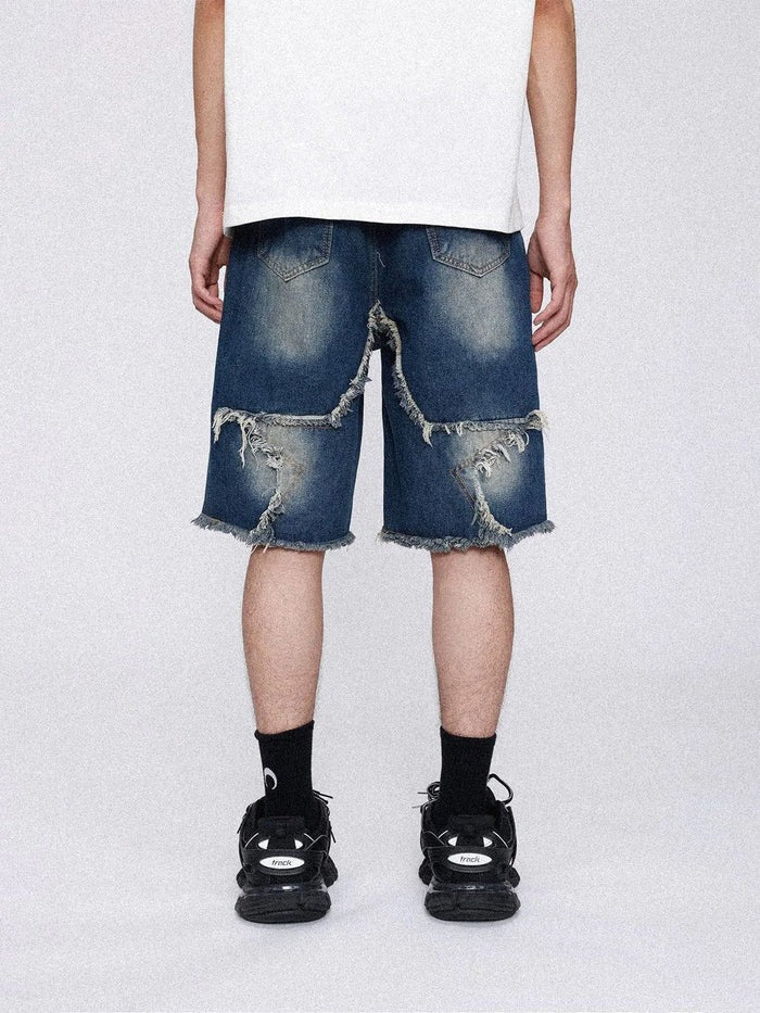 DAMNED CULT STAR PATCH SHORT - Damned Cult