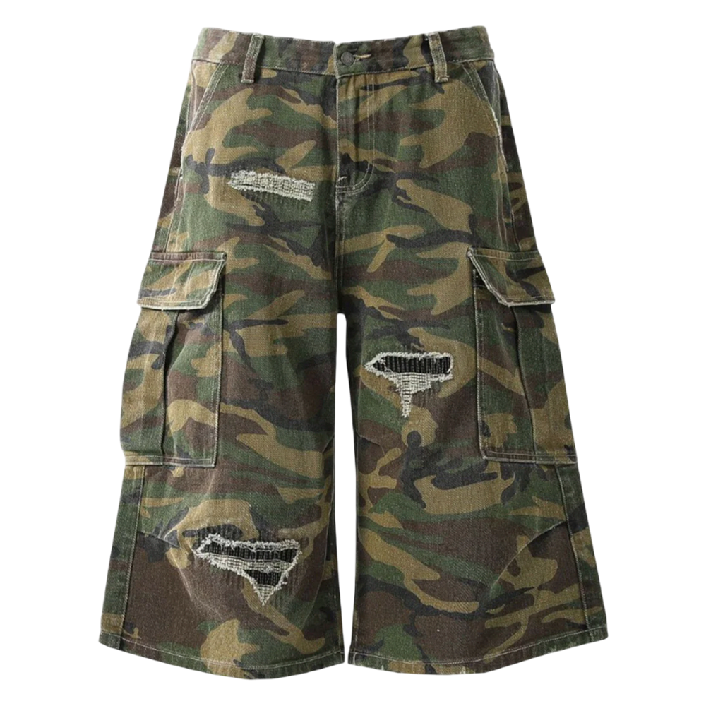 DAMNED CULT CAMOUFLAGE JORTS - Damned Cult