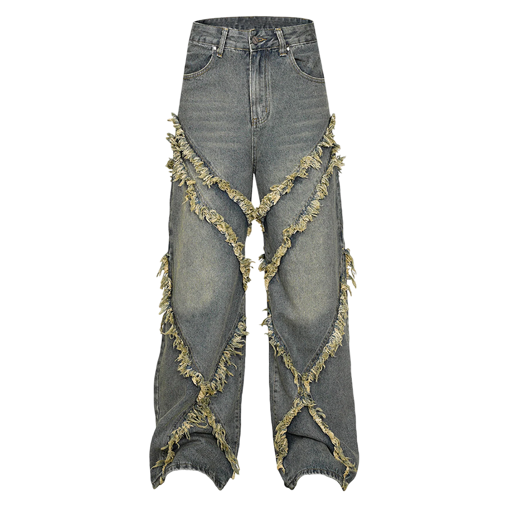 DAMNED CULT X PATCH JEANS - Damned Cult