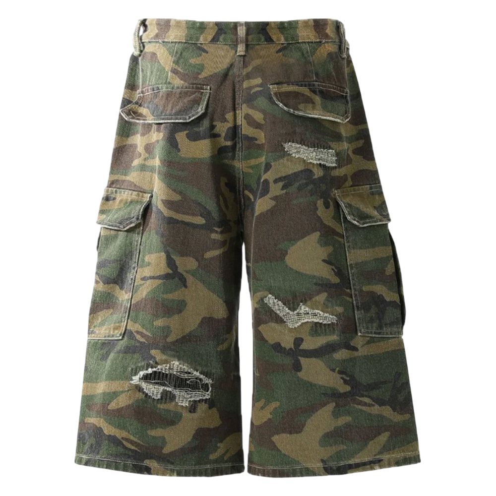 DAMNED CULT CAMOUFLAGE JORTS - Damned Cult