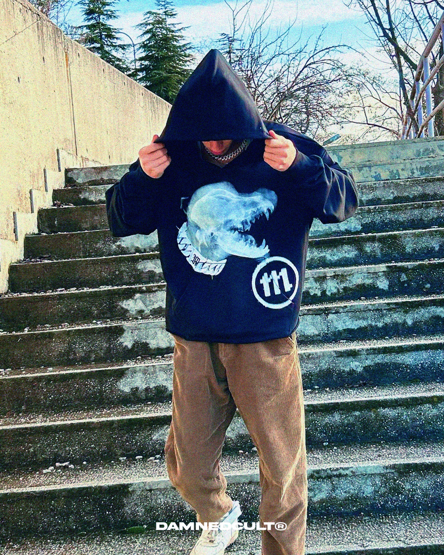 DAMNED CULT X MONOBRUTAL QUANT HOODIE