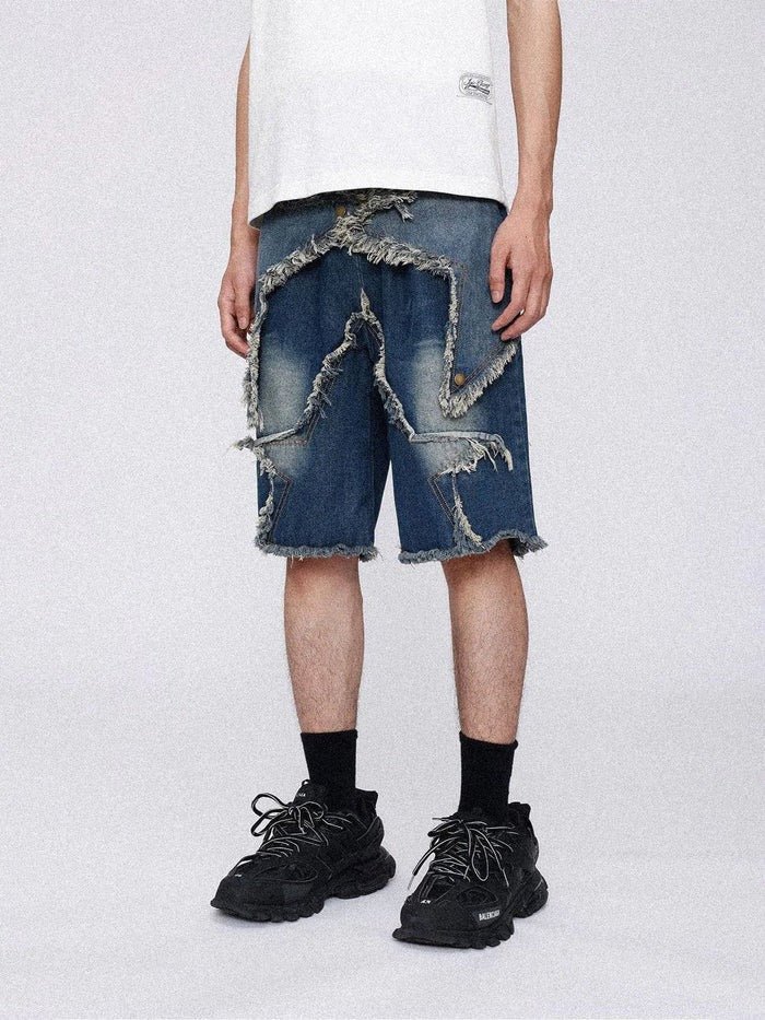 DAMNED CULT STAR PATCH SHORT - Damned Cult