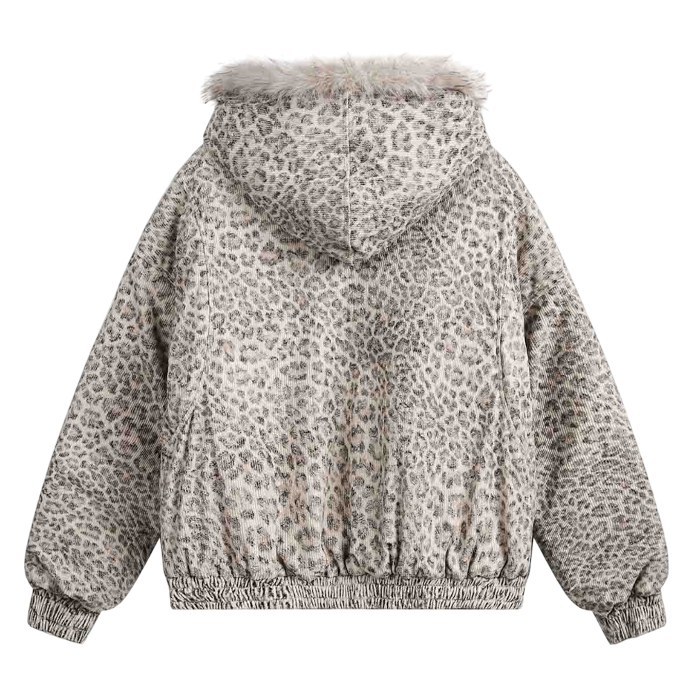DAMNED CULT LEOPARD FUR JACKET - Damned Cult