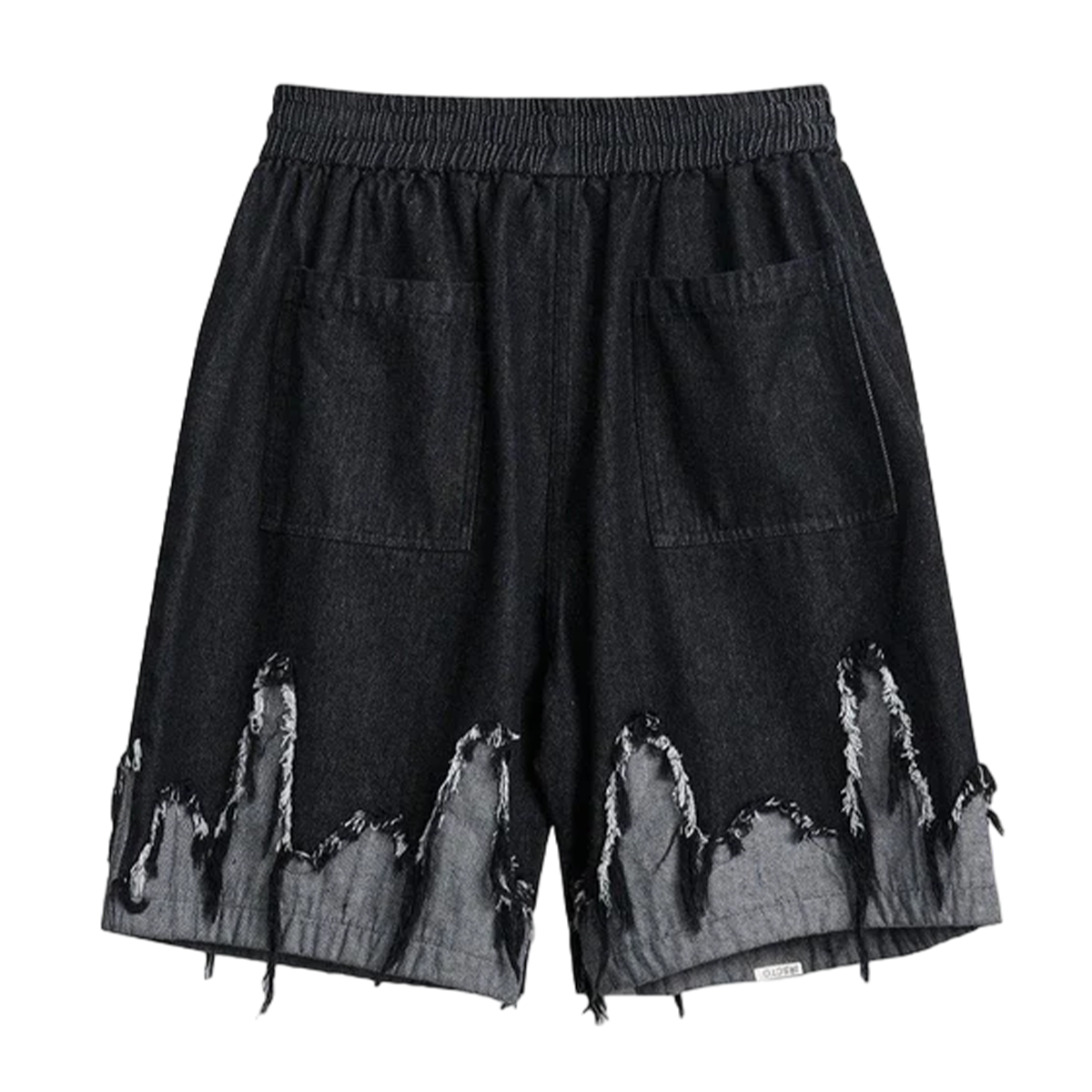 DAMNED CULT PATCHED TORN SHORT - Damned Cult