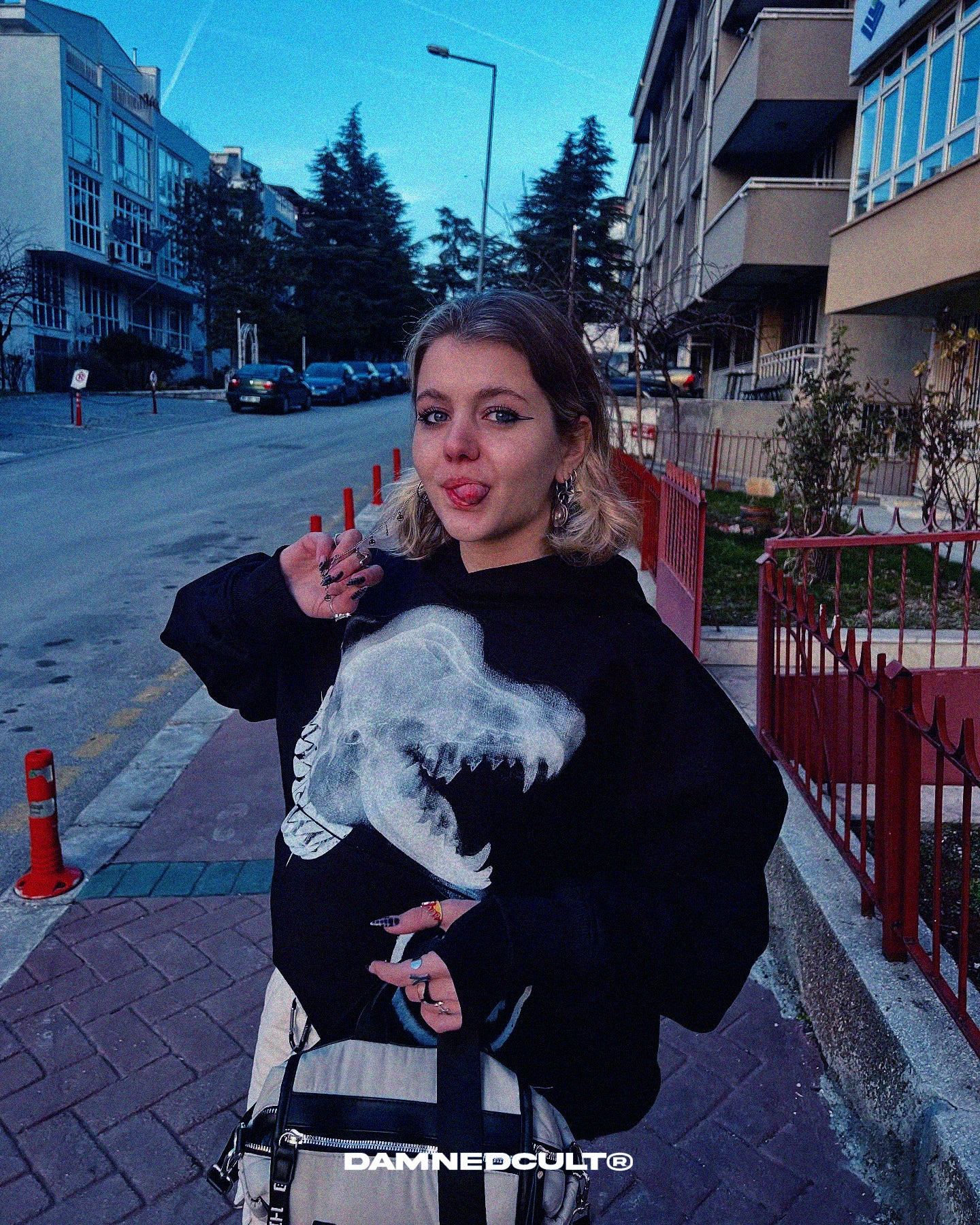 DAMNED CULT X MONOBRUTAL QUANT HOODIE