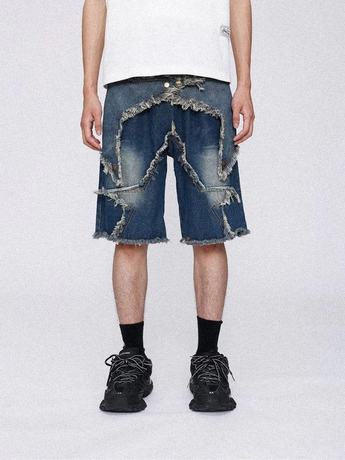 DAMNED CULT STAR PATCH SHORT - Damned Cult