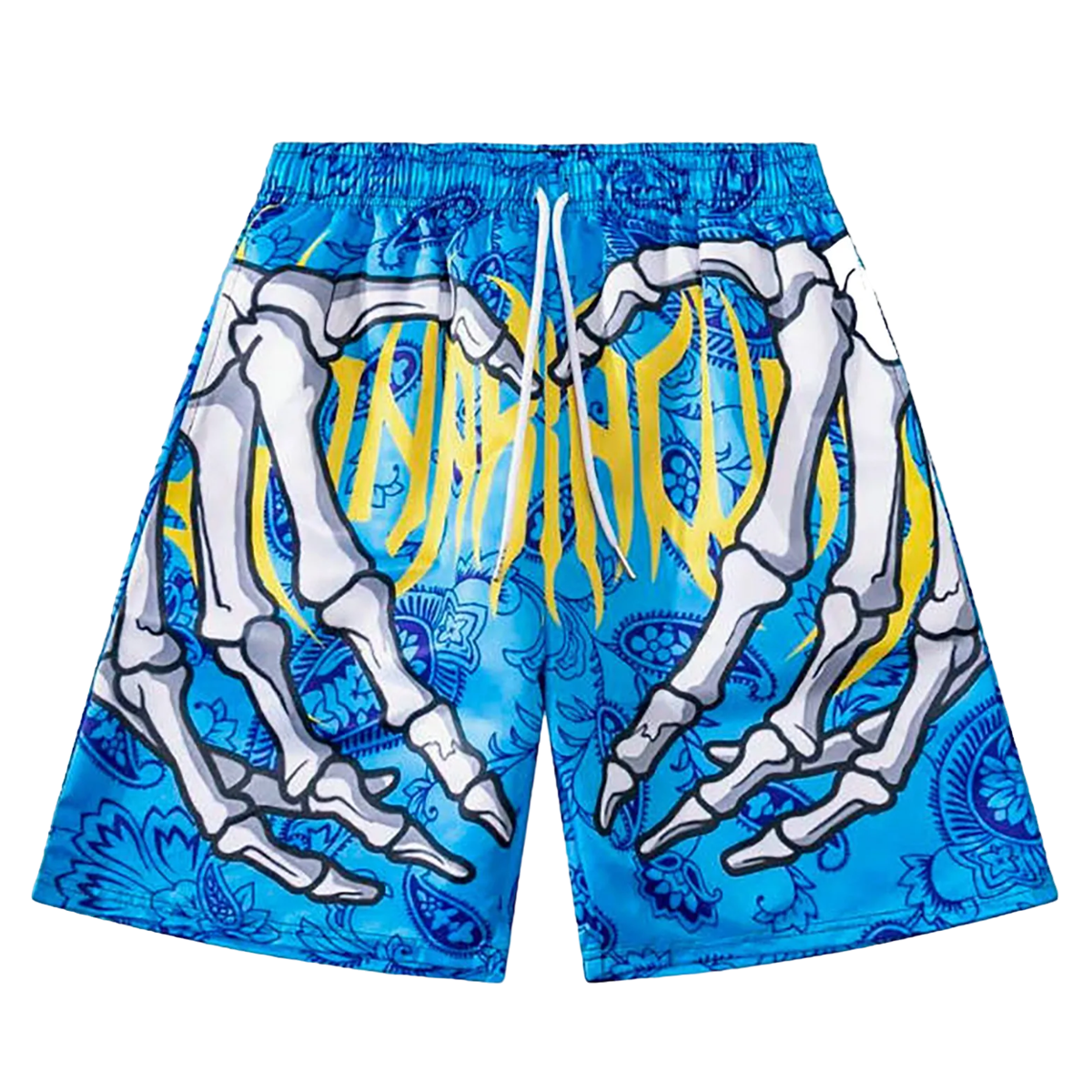 DAMNED CULT SKULL HANDS SHORTS - Damned Cult