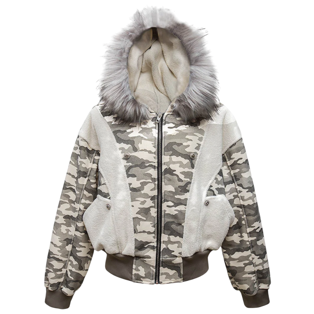 DAMNED CULT CAMOUFLAGE SPLICED JACKET - Damned Cult