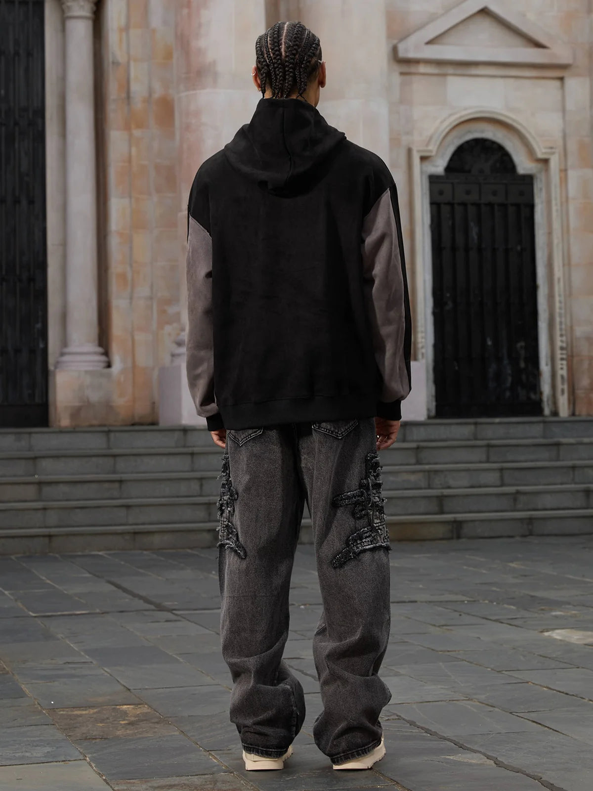DAMNED CLT EDGE PATCH JEANS - Damned Cult