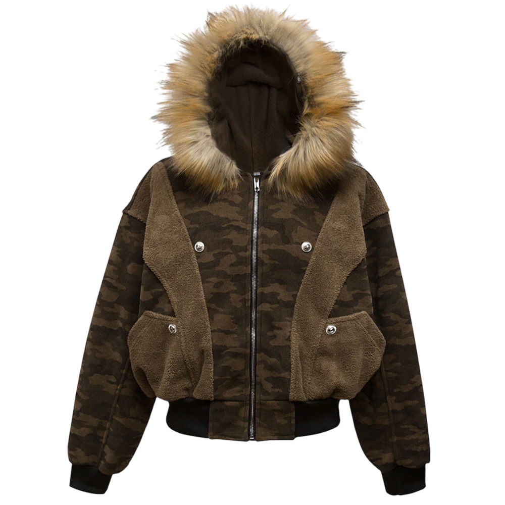 DAMNED CULT CAMOUFLAGE SPLICED JACKET - Damned Cult