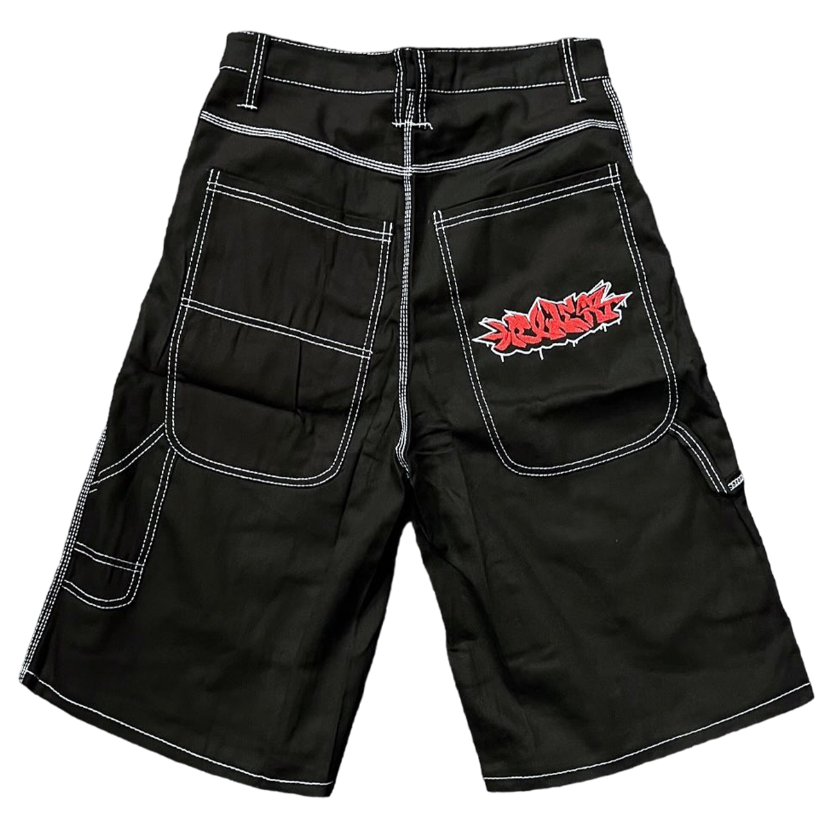 DAMNED CULT RED PATTERN JORT - Damned Cult
