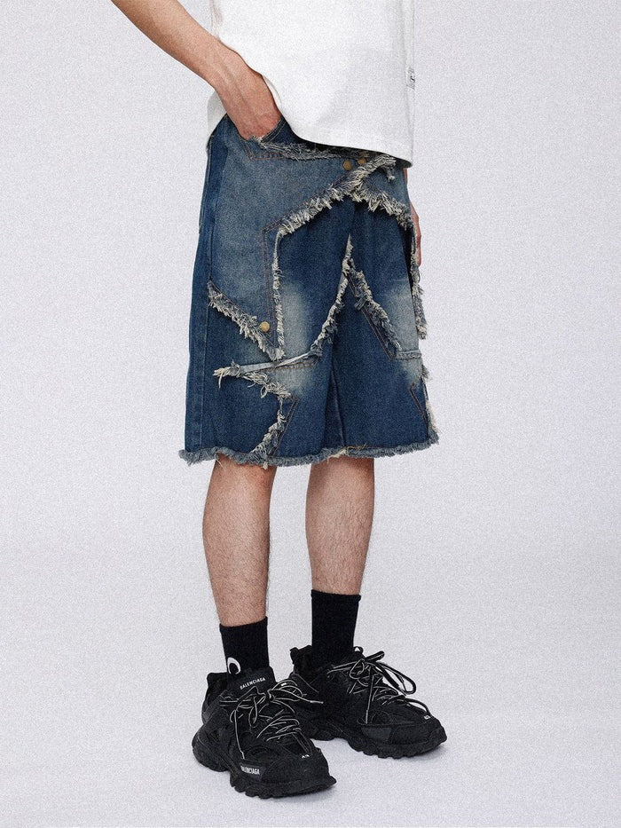 DAMNED CULT STAR PATCH SHORT - Damned Cult