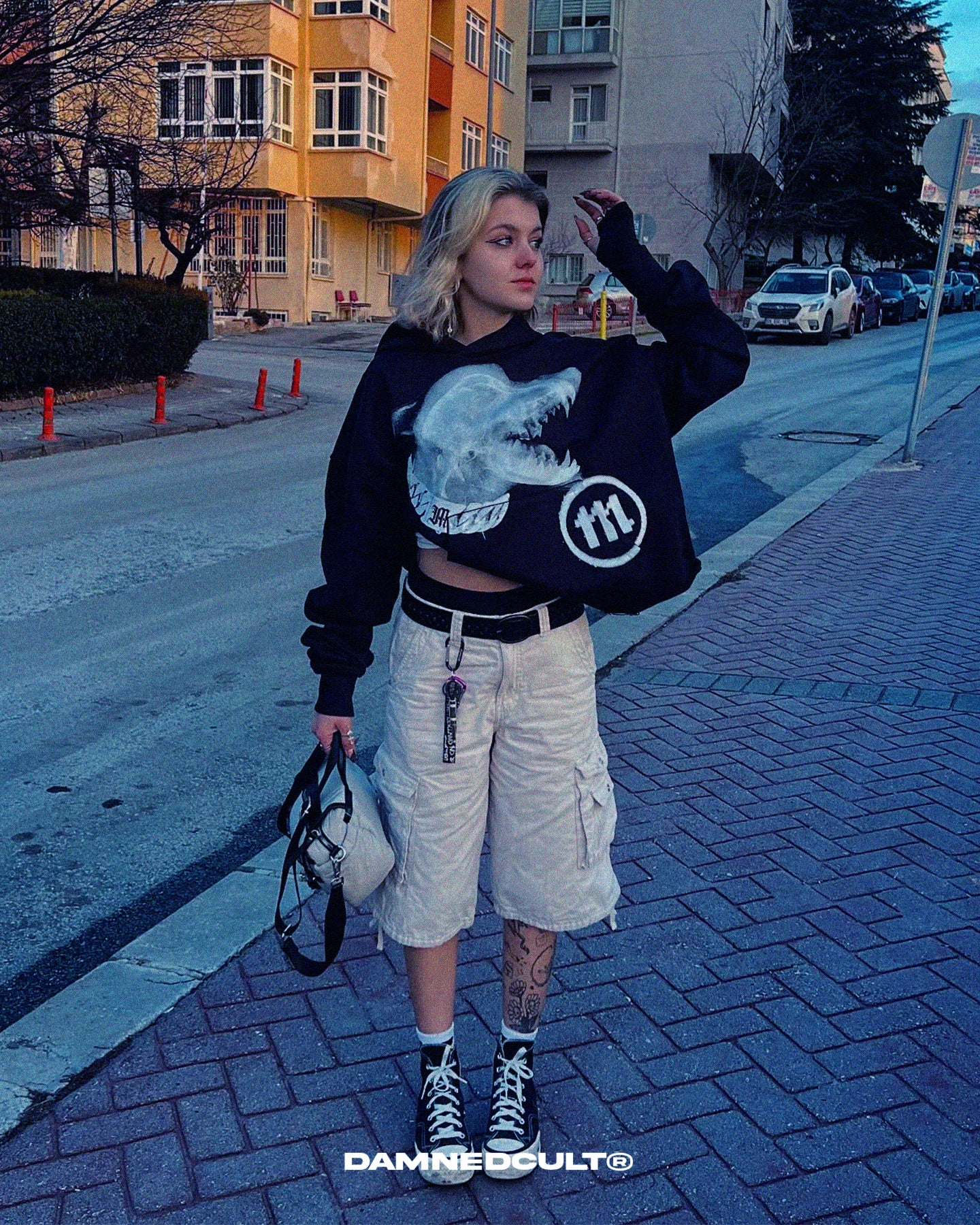 DAMNED CULT X MONOBRUTAL QUANT HOODIE