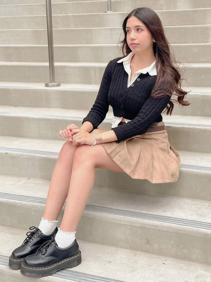 DAMNED CULT VINTAGE BELT SKIRT - Damned Cult