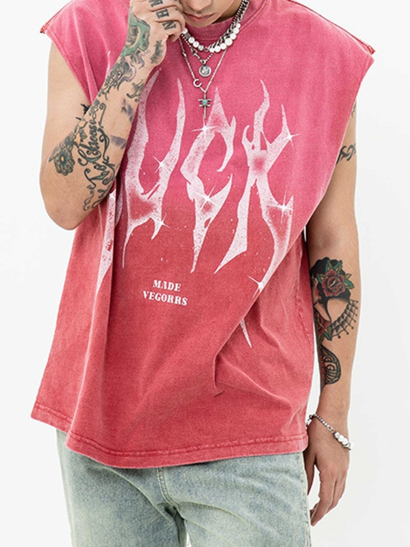 DAMNED CULT LUCK VEST SHIRT