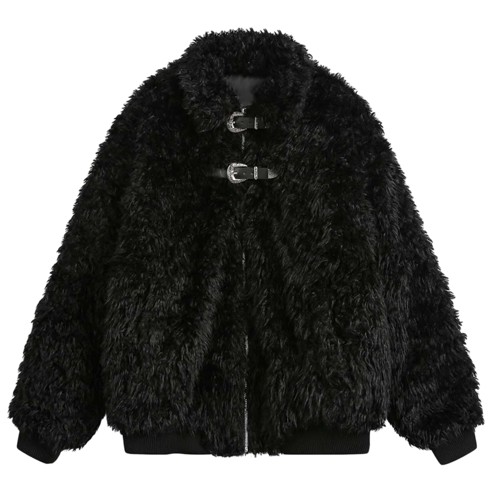 DAMNED CULT FAUX FUR JACKET - Damned Cult