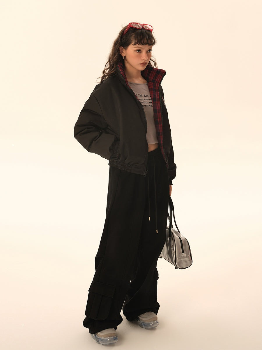DAMNED CULT REVERSIBLE PLAID JACKET - Damned Cult