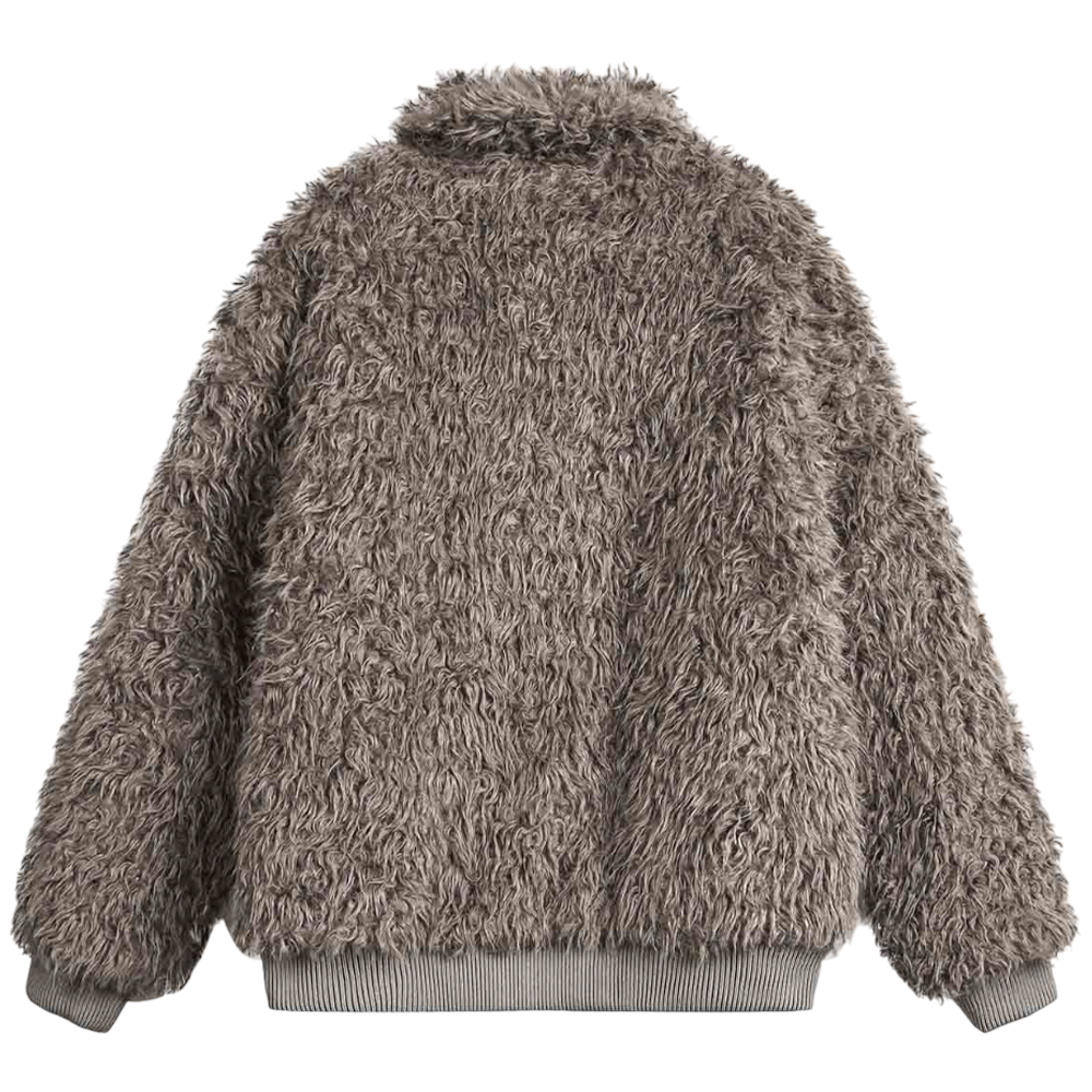 DAMNED CULT FAUX FUR JACKET - Damned Cult