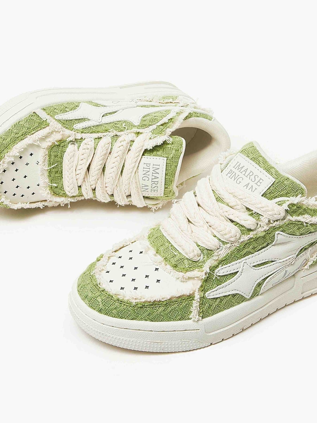DAMNED CULT STAR PATCH SNEAKER - Damned Cult