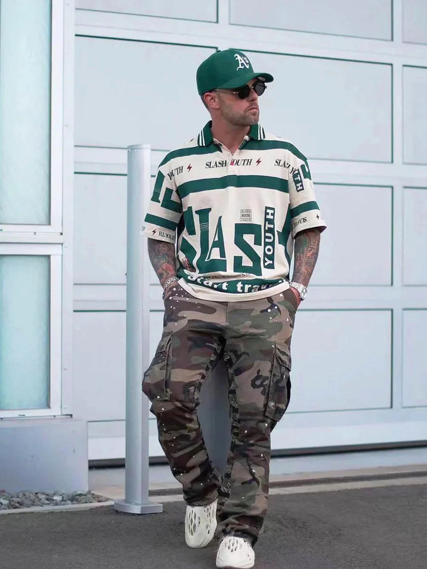 DAMNED CULT SLASH POLO TEE - Damned Cult