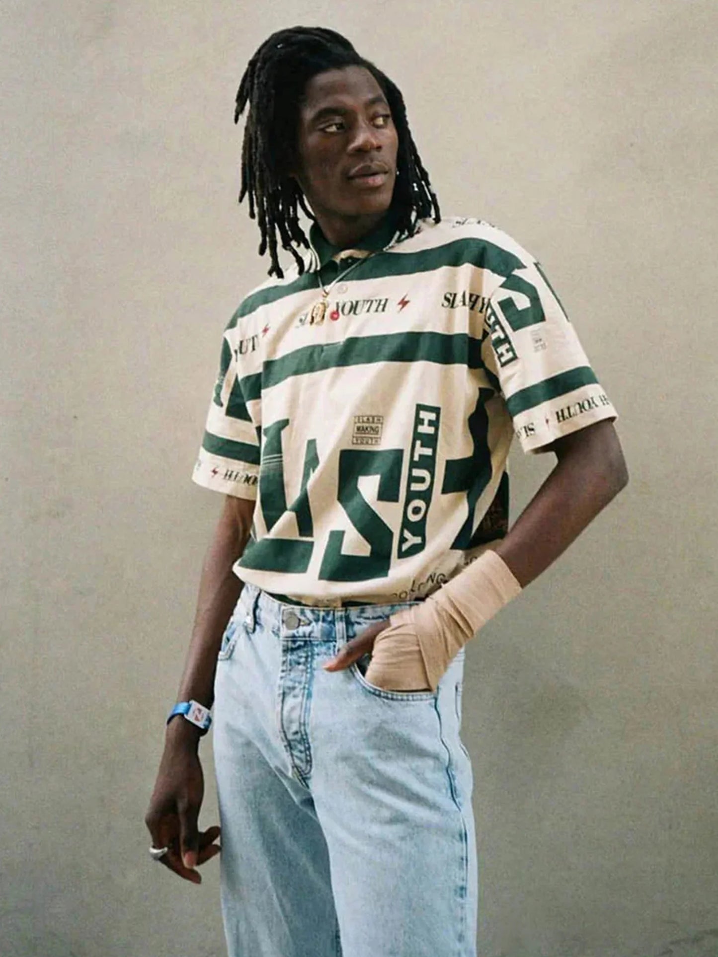 DAMNED CULT SLASH POLO TEE - Damned Cult