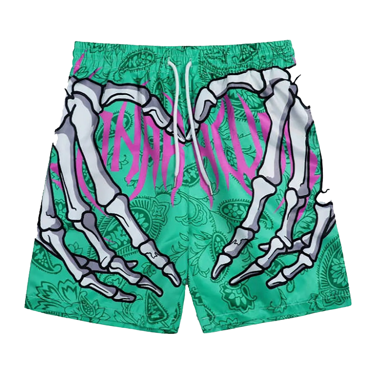 DAMNED CULT SKULL HANDS SHORTS - Damned Cult