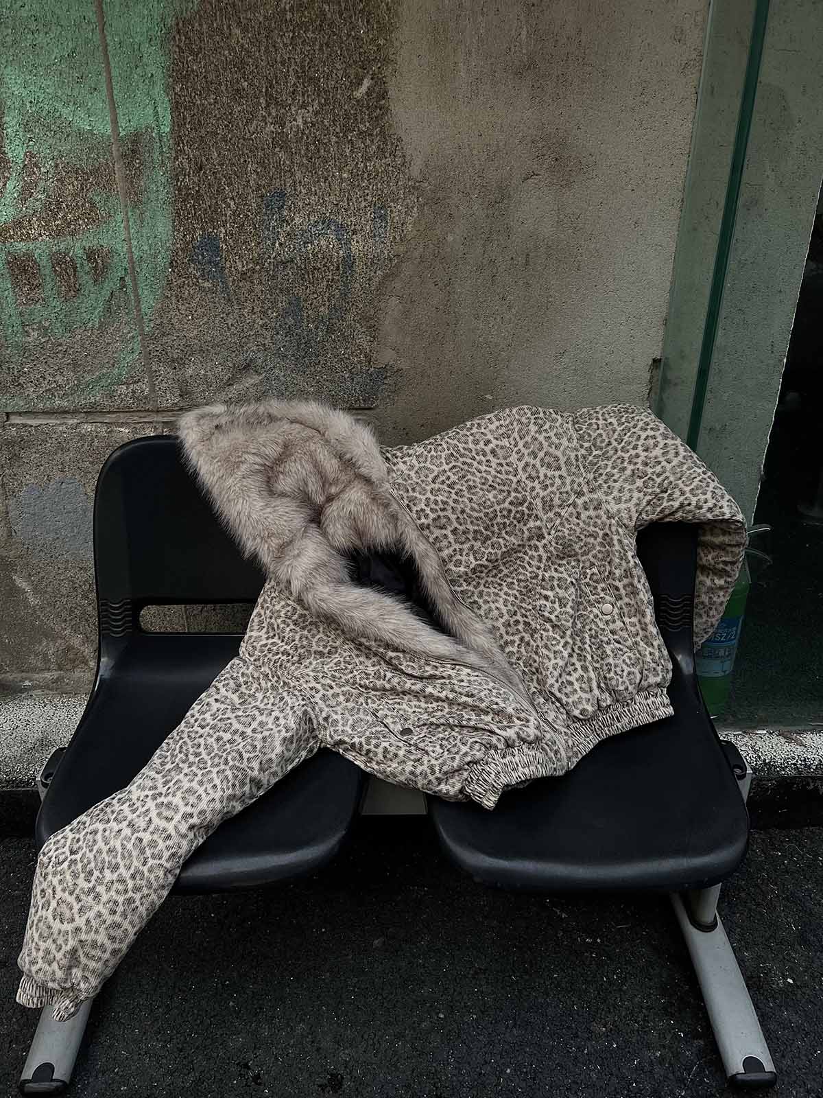 DAMNED CULT LEOPARD FUR JACKET - Damned Cult
