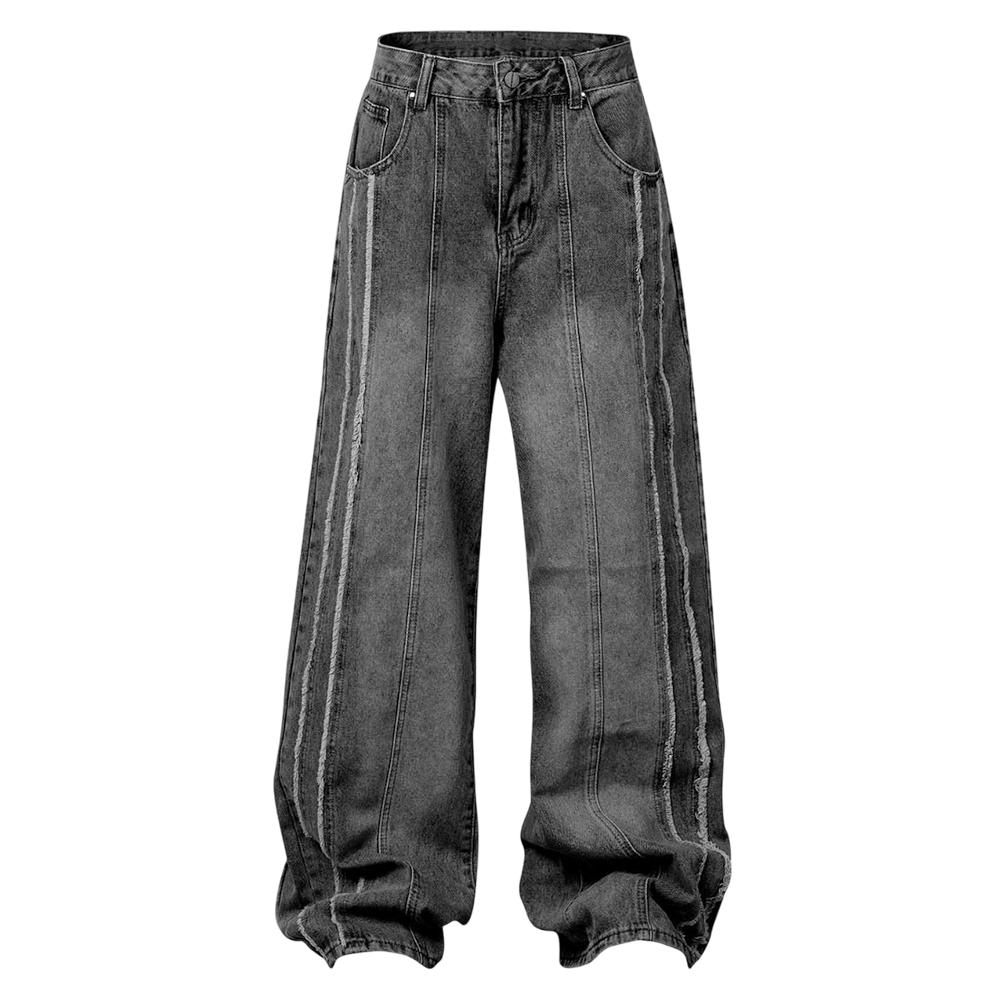 DAMNED CULT STRIPE PATCH JEANS - Damned Cult