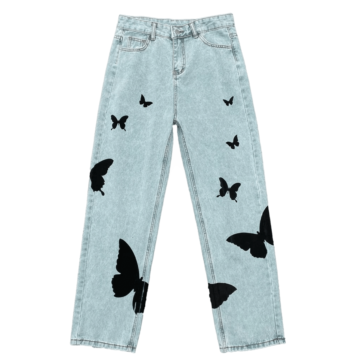 DAMNED CULT BUTTERFLY JEANS - Damned Cult