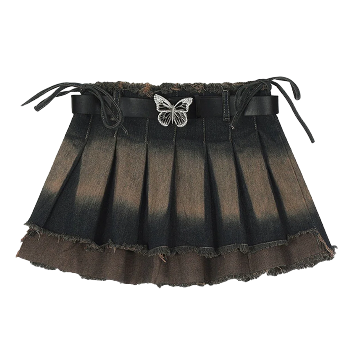 DAMNED CULT BUTTERFLY BELT SKIRT - Damned Cult