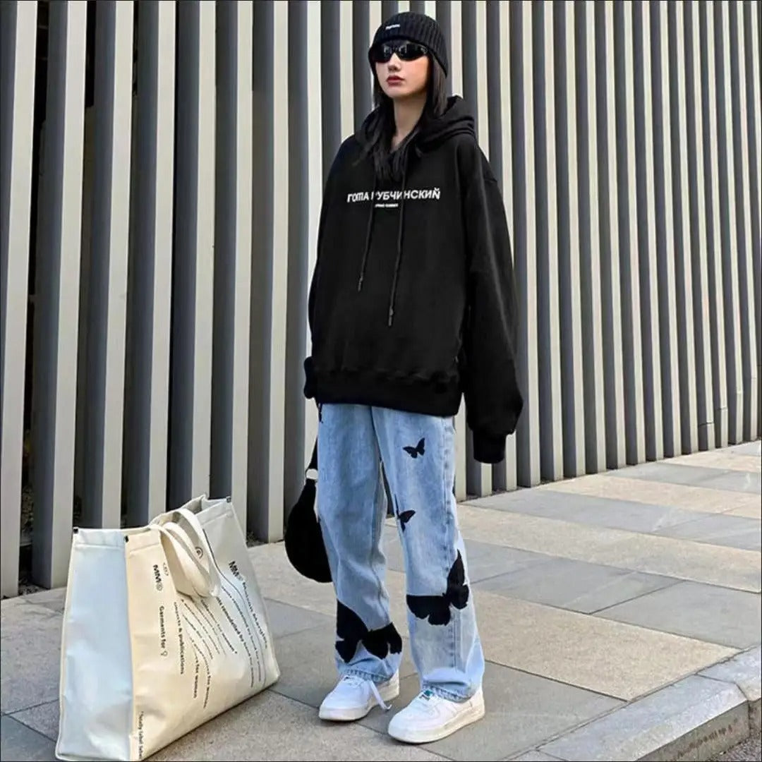 DAMNED CULT BUTTERFLY JEANS - Damned Cult