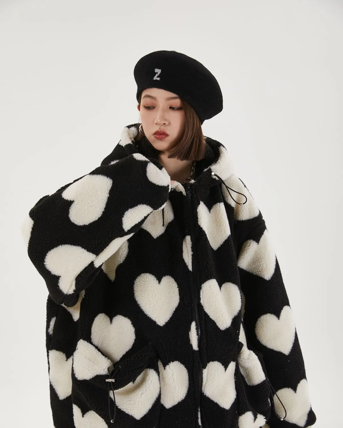DAMNED CULT LOVE SHERPA JACKET - Damned Cult