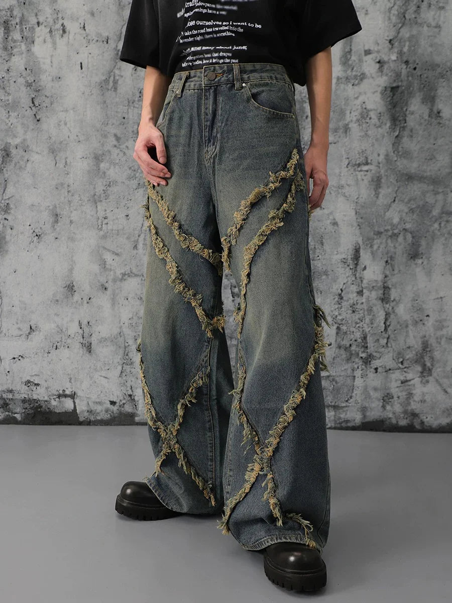 DAMNED CULT X PATCH JEANS - Damned Cult