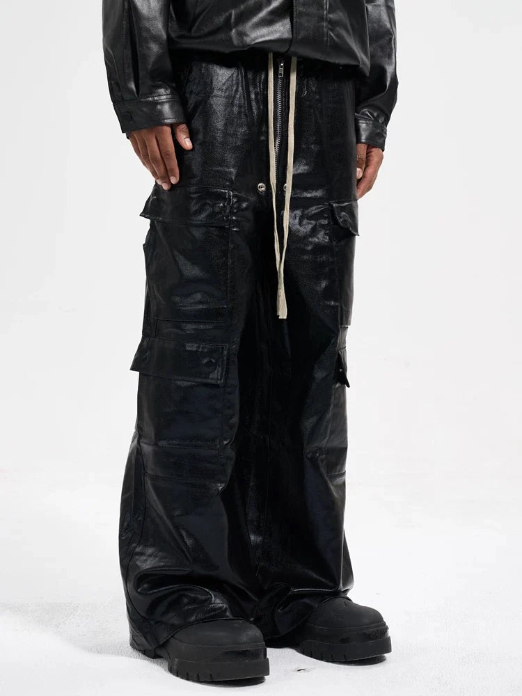 DAMNED CULT BLACK LEATHER PANTS - Damned Cult