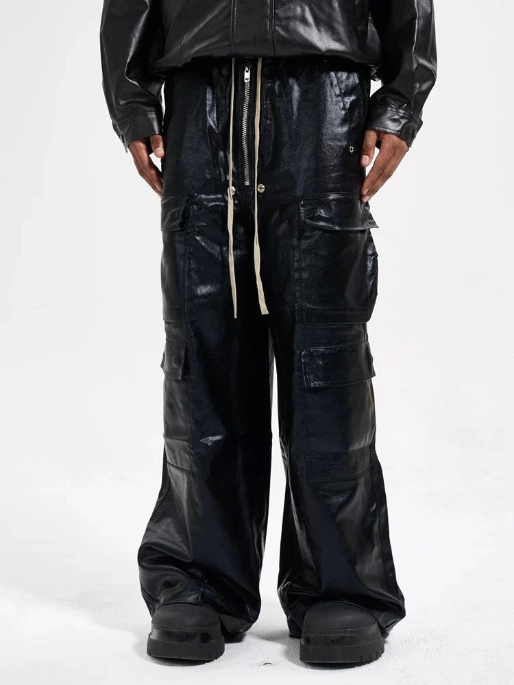 DAMNED CULT BLACK LEATHER PANTS - Damned Cult