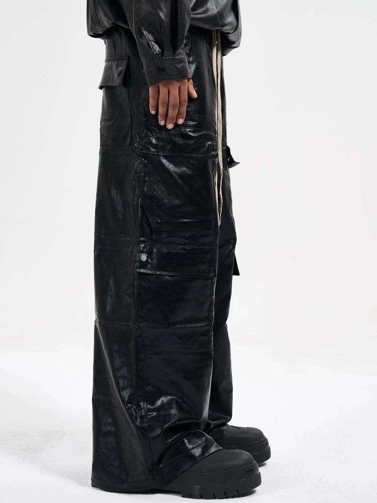 DAMNED CULT BLACK LEATHER PANTS - Damned Cult