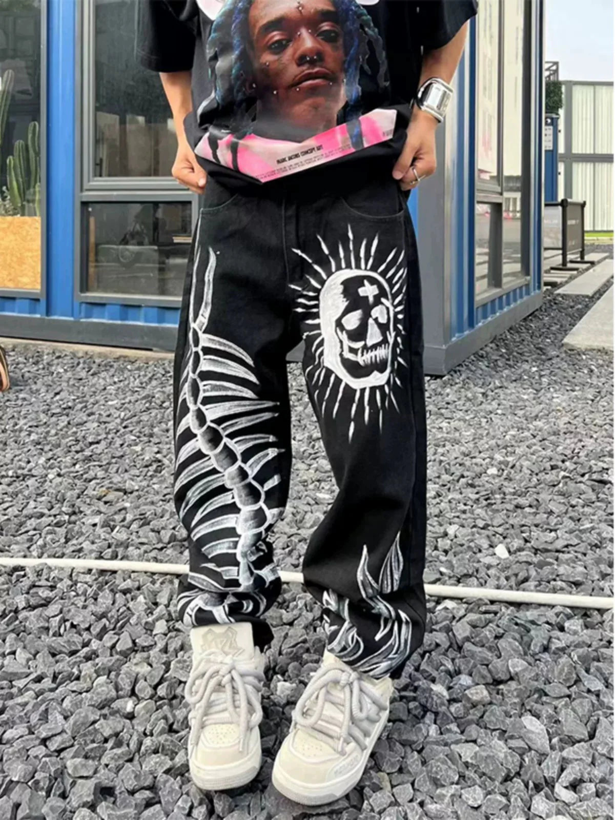 DAMNED CULT CATERPILLAR JEANS - Damned Cult