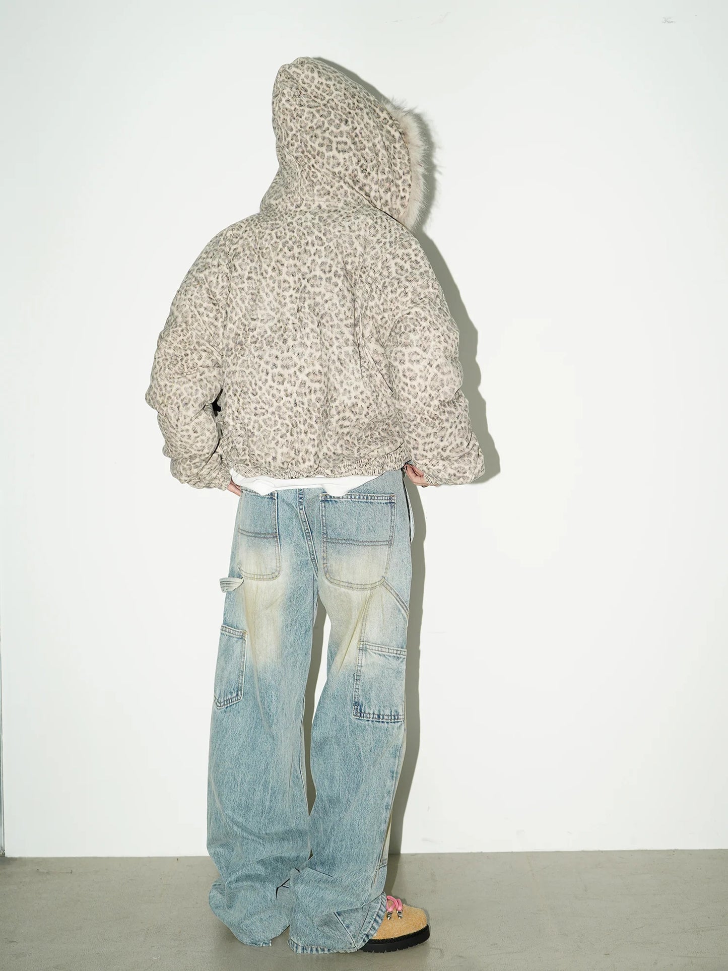 DAMNED CULT LEOPARD FUR JACKET - Damned Cult