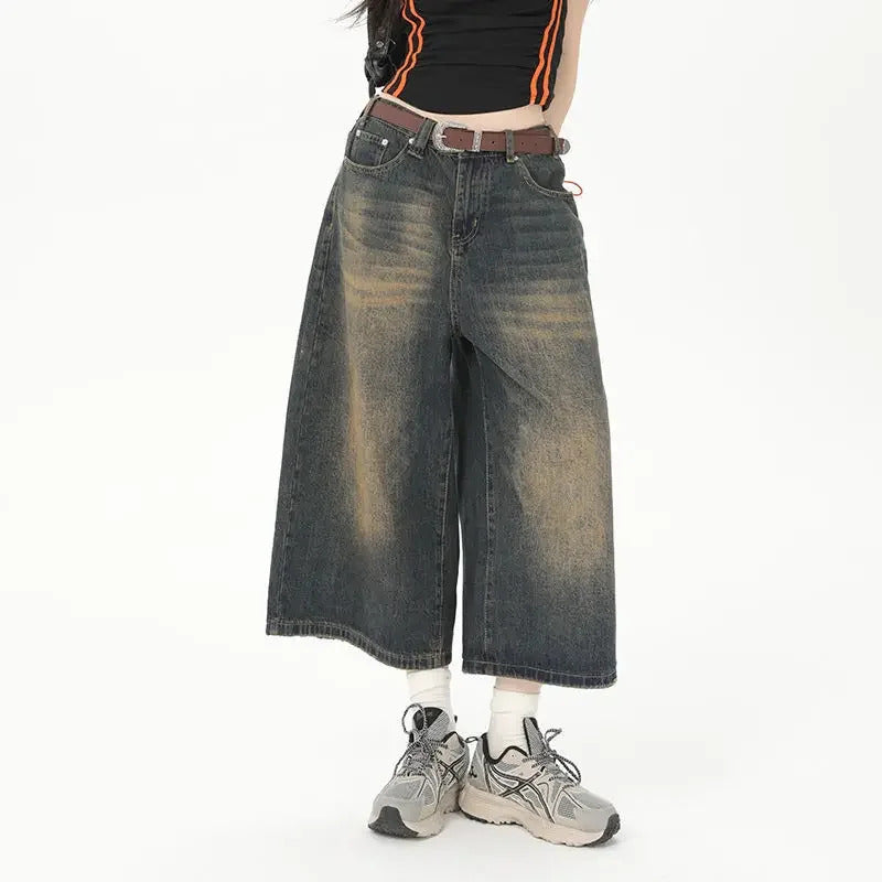 DAMNED CULT VINTAGE DENIM JORT - Damned Cult