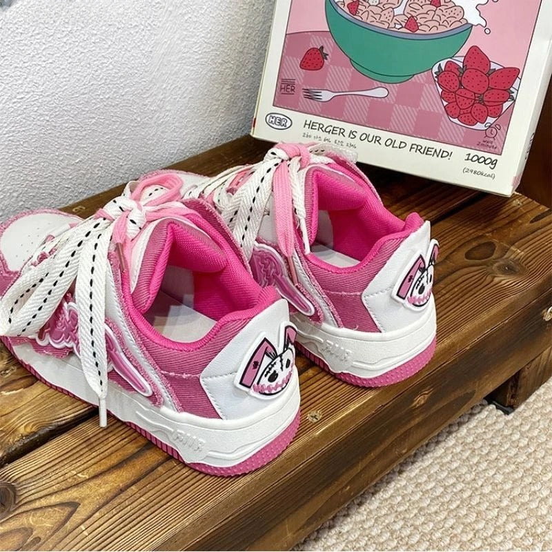 DAMNED CULT PINKY RABBIT SNEAKER - Damned Cult