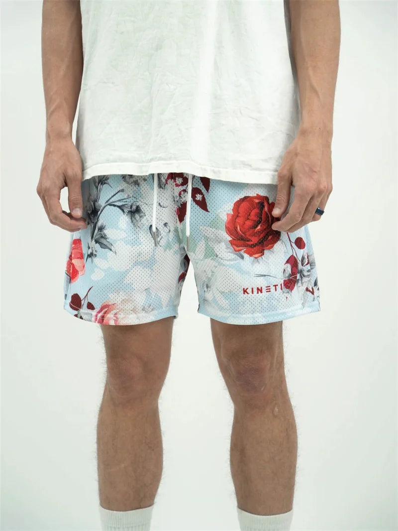 DAMNED CULT RED ROSE SHORTS - Damned Cult